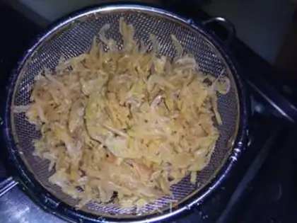 Make Shrimp skin, tofu step 1