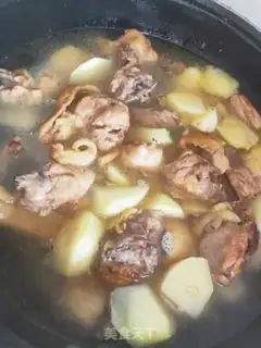 Make Potato pepper chicken step 7