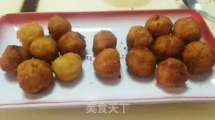 Make Shrimp mashed potatoesballs step 9