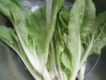 Make Black-middle-sak-sak, tofu, to cook cabbage step 1