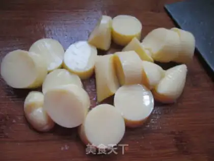 Make Black-middle-sak-sak, tofu, to cook cabbage step 3