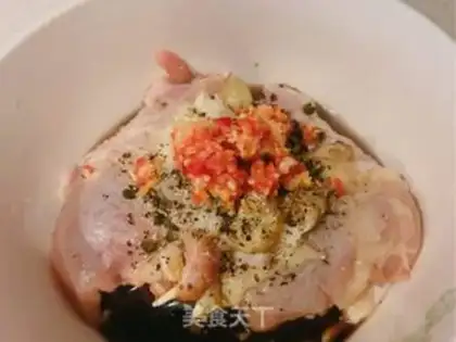 Make Go and roast the chicken leg step 2