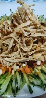 Make Spicy chicken silk step 11