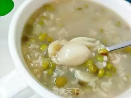 Make Lily Lotus green bean congee step 0