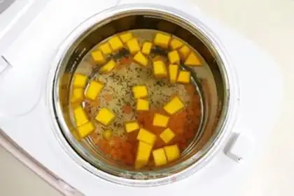 Make Porridge of quinoa pumpkin step 4