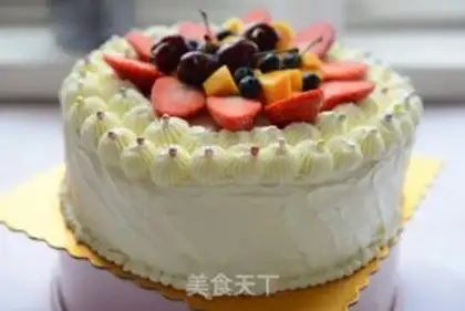 Make Butter birthday cake step 21
