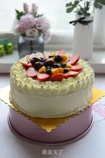 Make Butter birthday cake step 22