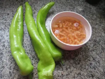 Make Fired peppers step 0