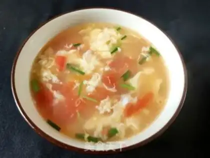 Make Tomato egg soup step 12