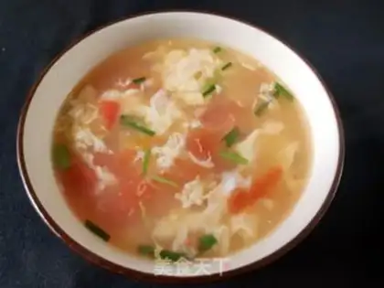 Make Tomato egg soup step 13