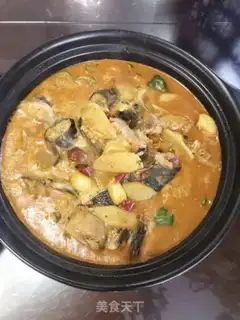 Make Red soup, fat fish step 3