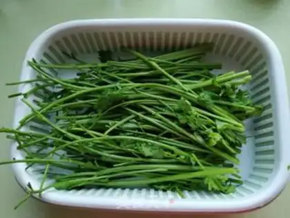 Make Celery dumplings step 1