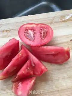 Make Tomato fried ridge step 1
