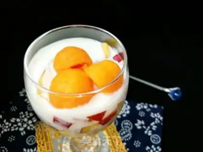 Make Yogurt and fruit step 0