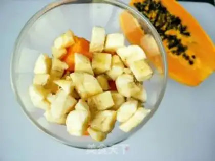 Make Yogurt and fruit step 3
