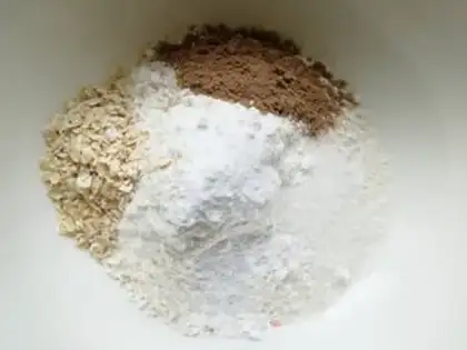 Make Smelted seed blueberry muffins step 0