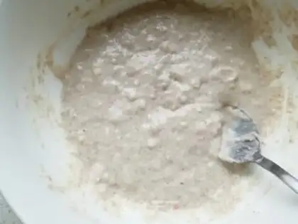 Make Smelted seed blueberry muffins step 1