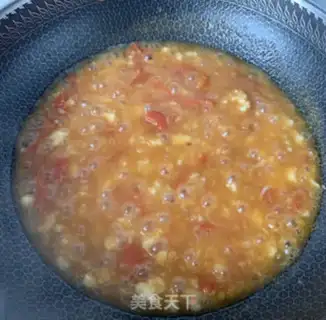 Make Western red soup step 6