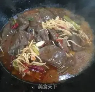 Make Spicy duck blood step 6