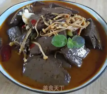 Make Spicy duck blood step 7