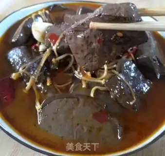 Make Spicy duck blood step 8