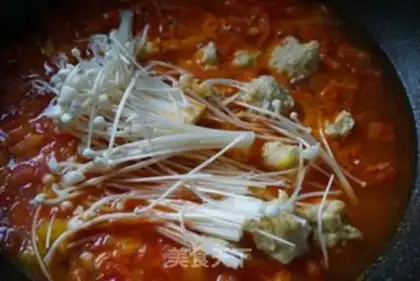 Make Tomato chicken balls step 8