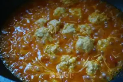 Make Tomato chicken balls step 9