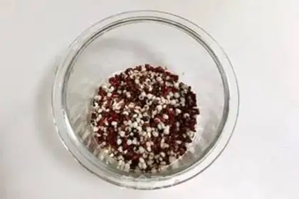 Make Red bean bean confection step 1