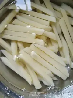 Make Potato fries step 1