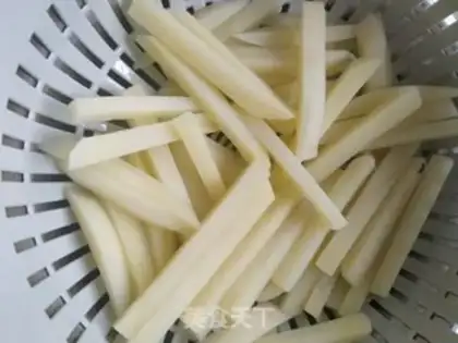 Make Potato fries step 3