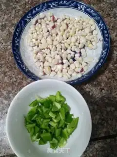 Make Green pepper and corn step 2