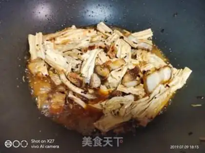 Make Five flowers and rotting bamboo step 4