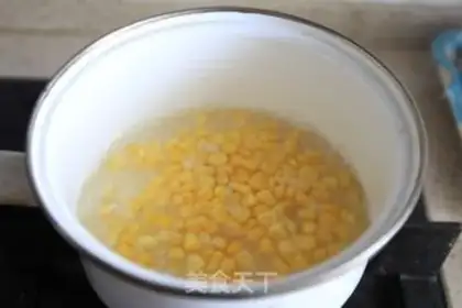 Make Chicken corn sausage step 1