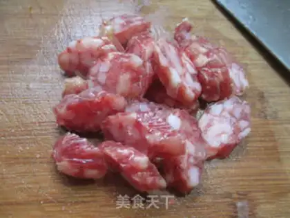 Make Sausage steamed melons step 1