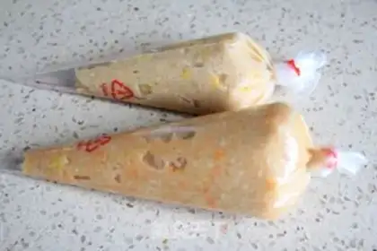 Make Chicken corn sausage step 12