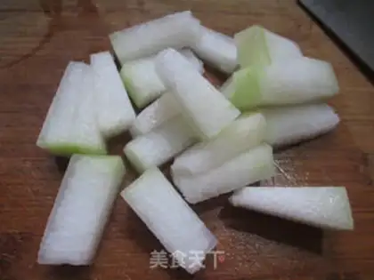 Make Sausage steamed melons step 2