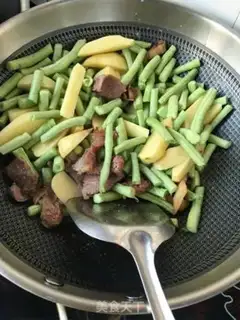 Make Pork stew, beans and potatoes step 9