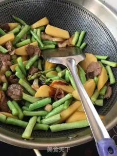 Make Pork stew, beans and potatoes step 11