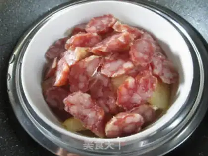 Make Sausage steamed melons step 7