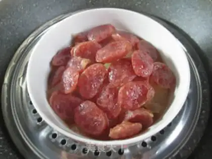 Make Sausage steamed melons step 9