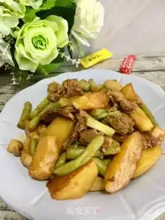 Make Pork stew, beans and potatoes step 18
