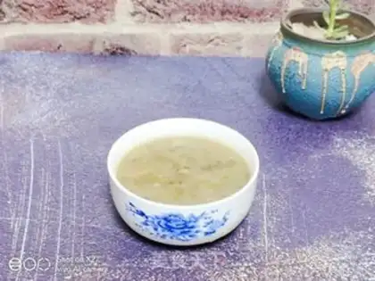 Make Green bean congee step 3