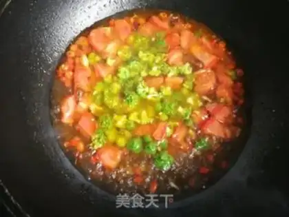 Make Tomato broccoli step 7