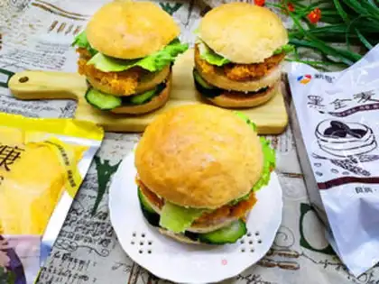 Make Chicken steak burger step 22