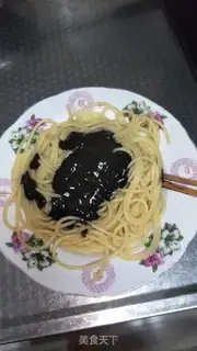 Make Ink sauce and pasta step 3