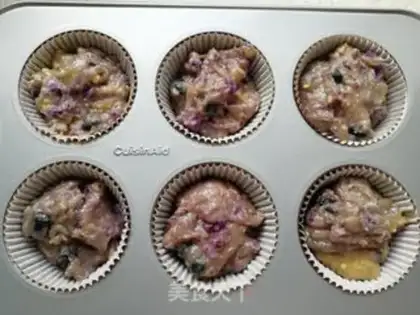 Make The potato blueberry marfin step 5