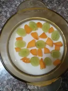Make Milk and fruit ice powder step 10