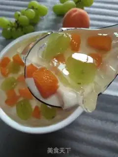 Make Milk and fruit ice powder step 11