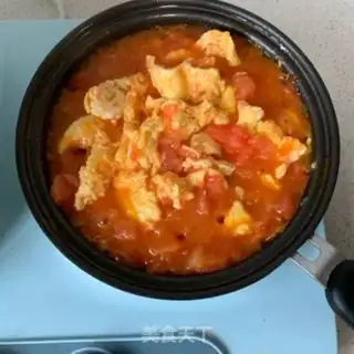 Make Tomato egg noodles step 8