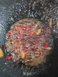 Make Spicy pig blood step 3